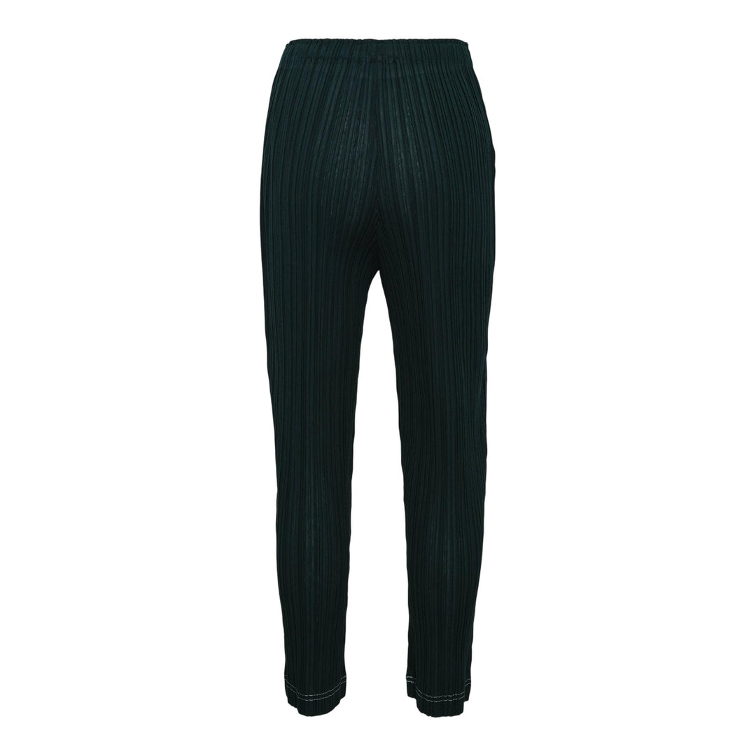 Club21 - PLEATS PLEASE ISSEY MIYAKE - Ramie Pleats Pants - PLEATED PANTS - Deep Green