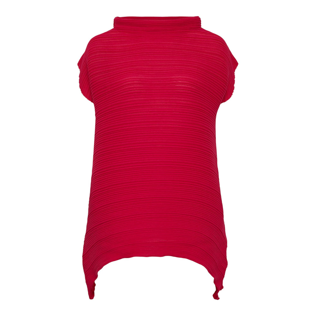 Club21 - PLEATS PLEASE ISSEY MIYAKE - Sheer Bounce Knit Shirt - SWEATERS - Pink Red