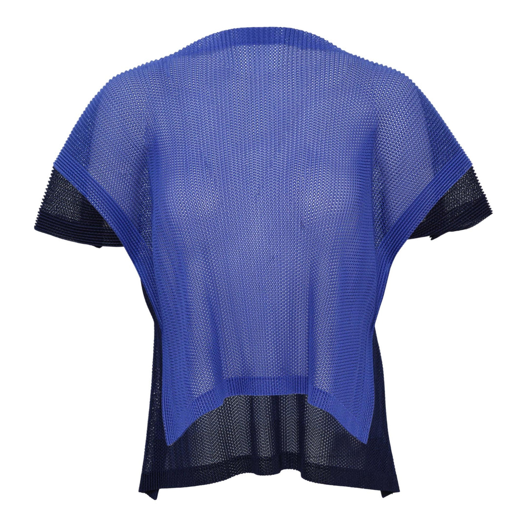 Club21 - PLEATS PLEASE ISSEY MIYAKE - Sheer Square Shirt - PLEATED TOPS - Blue