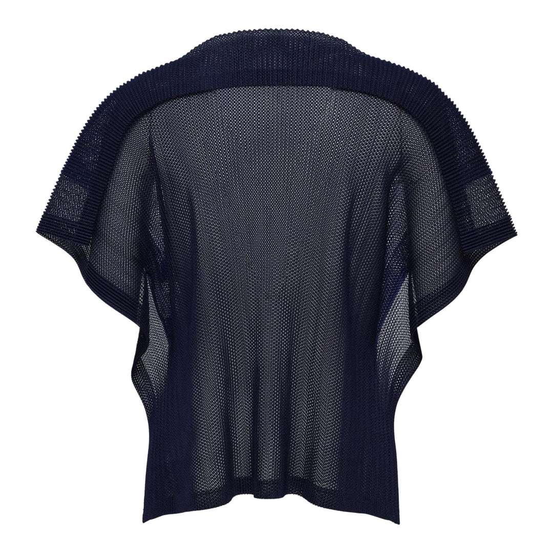 Club21 - PLEATS PLEASE ISSEY MIYAKE - Sheer Square Shirt - PLEATED TOPS - Blue
