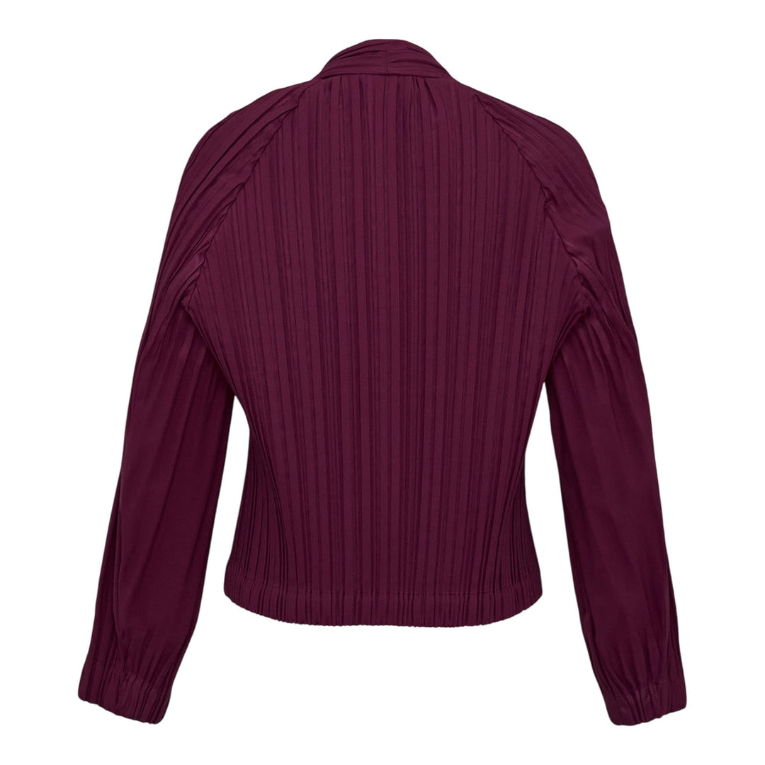 Club21 - PLEATS PLEASE ISSEY MIYAKE - Smooth Coat Coat - PLEATED COATS - Bordeaux