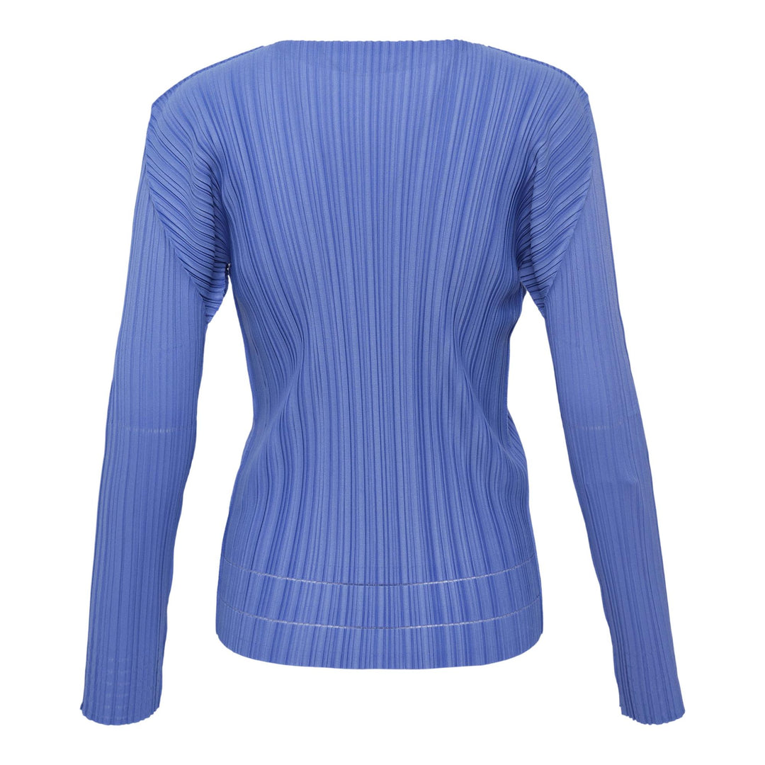 Club21 - PLEATS PLEASE ISSEY MIYAKE - Soft Pleats Shirt - KNIT TOPS - Steel Blue
