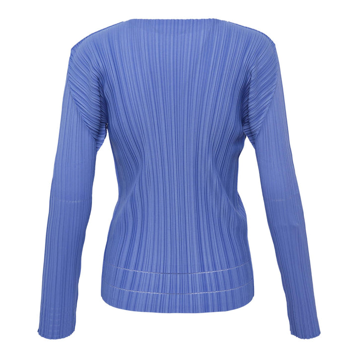 Club21 - PLEATS PLEASE ISSEY MIYAKE - Soft Pleats Shirt - KNIT TOPS - Steel Blue