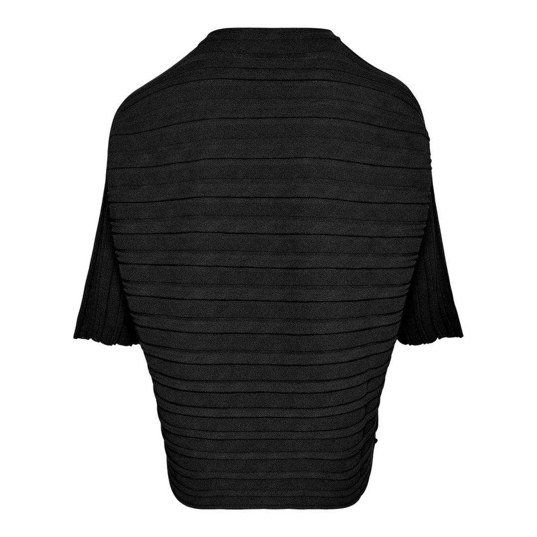 Club21 - PLEATS PLEASE ISSEY MIYAKE - Step Knit Shirt - SWEATERS - Black