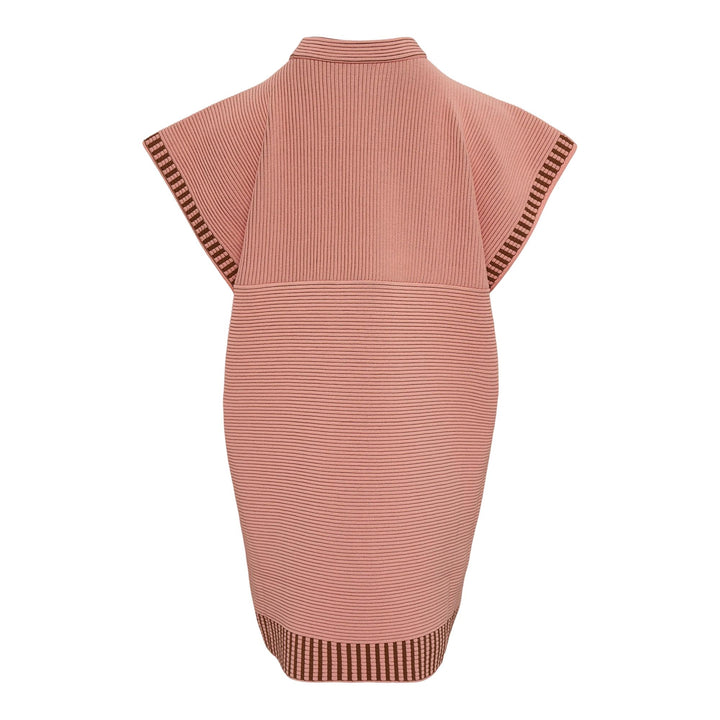 Club21 - PLEATS PLEASE ISSEY MIYAKE - Tempo Knit Shirt - TUNICS - Coral Pink
