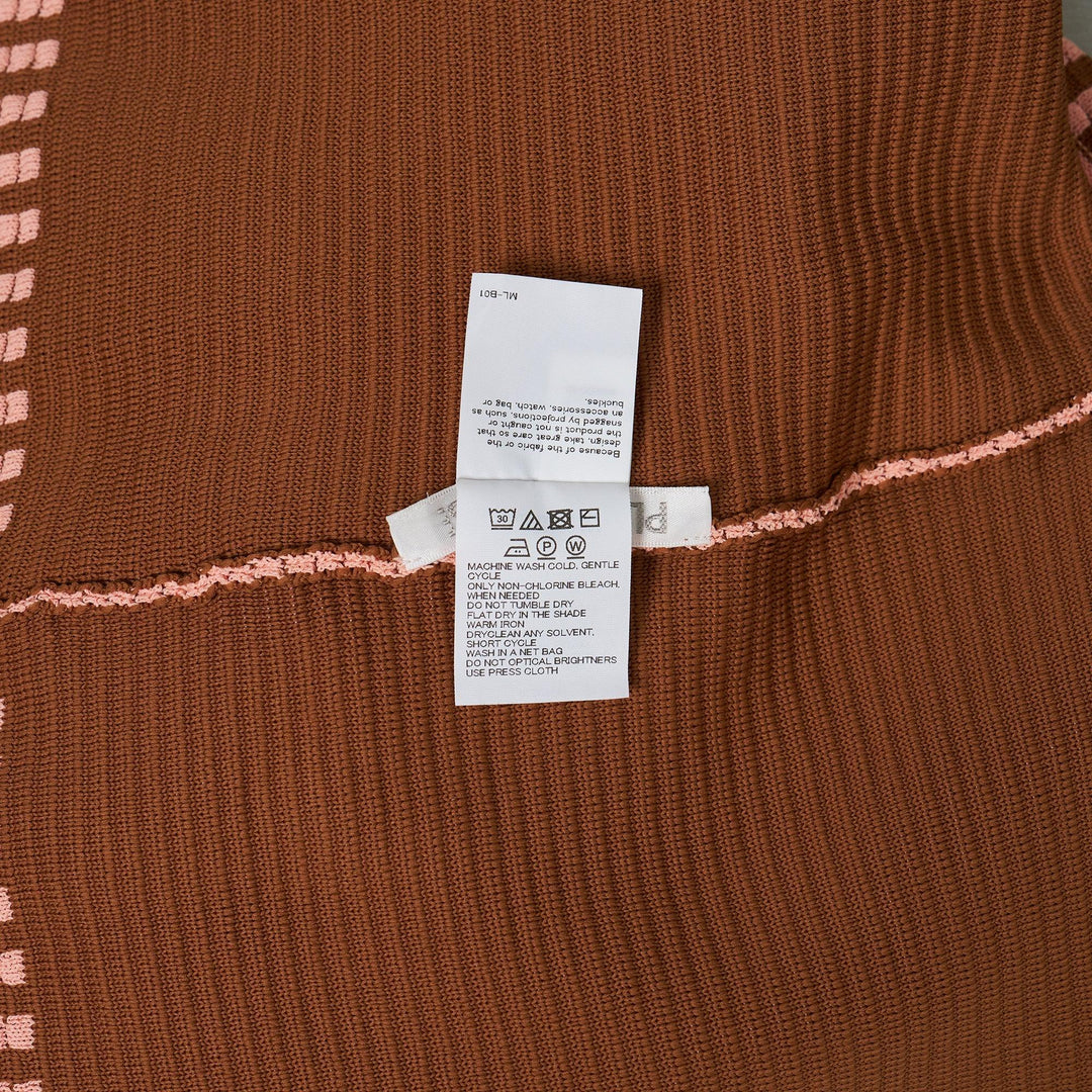 Club21 - PLEATS PLEASE ISSEY MIYAKE - Tempo Knit Shirt - TUNICS - Coral Pink
