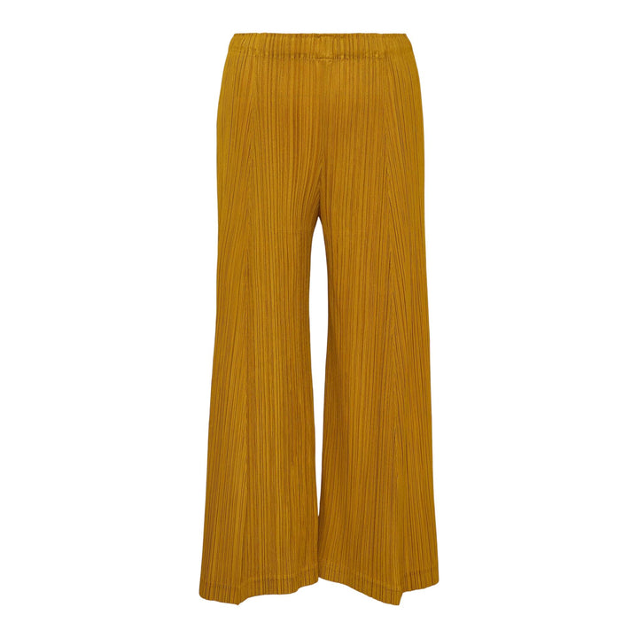 Club21 - PLEATS PLEASE ISSEY MIYAKE - Thicker Bottoms 1 Wid Pants - PLEATED PANTS - Mustard