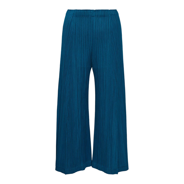 Club21 - PLEATS PLEASE ISSEY MIYAKE - Thicker Bottoms 1 Wid Pants - PLEATED PANTS - Peacock Blue