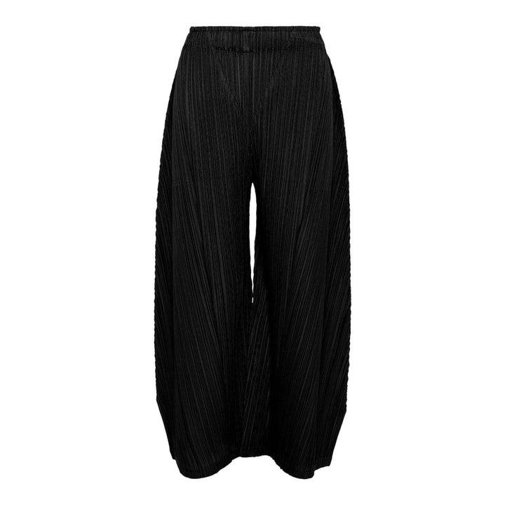 Club21 - PLEATS PLEASE ISSEY MIYAKE - Thicker Bottoms 2 Wide Pants - PLEATED PANTS - Black
