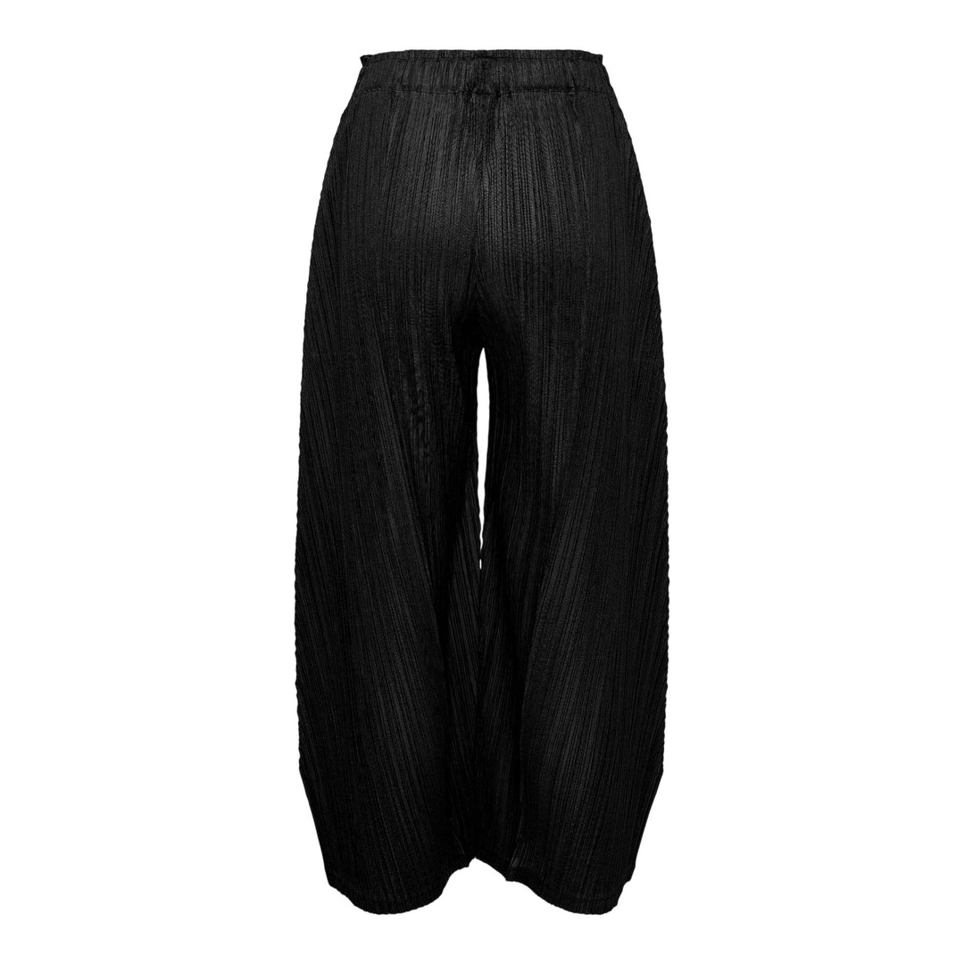 Club21 - PLEATS PLEASE ISSEY MIYAKE - Thicker Bottoms 2 Wide Pants - PLEATED PANTS - Black