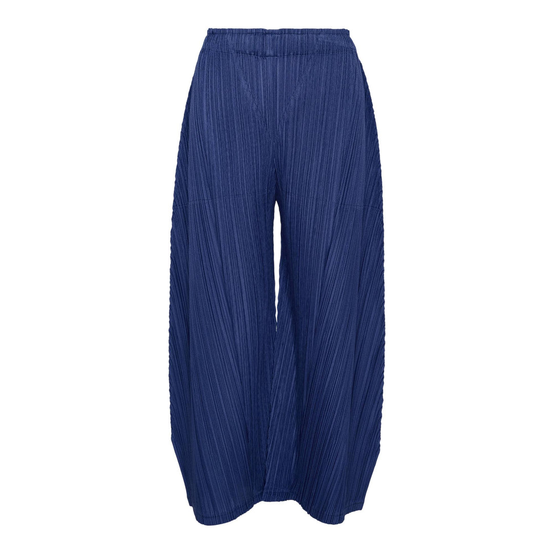 Club21 - PLEATS PLEASE ISSEY MIYAKE - Thicker Bottoms 2 Wide Pants - PLEATED PANTS - Deep Blue