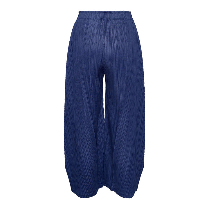 Club21 - PLEATS PLEASE ISSEY MIYAKE - Thicker Bottoms 2 Wide Pants - PLEATED PANTS - Deep Blue