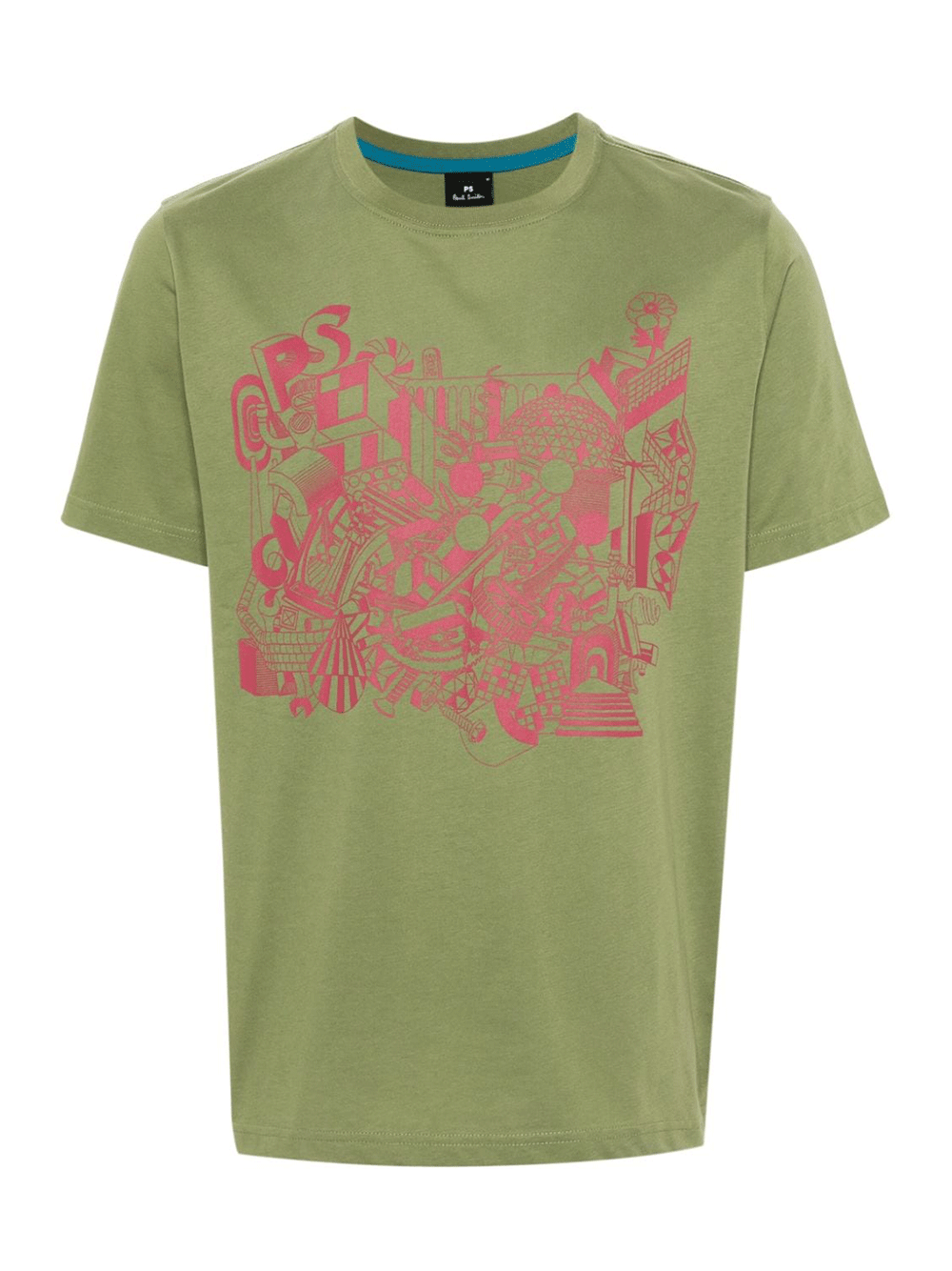 PS-Paul-Smith-Mens-Regular-Fit-T-Shirt-Green-1