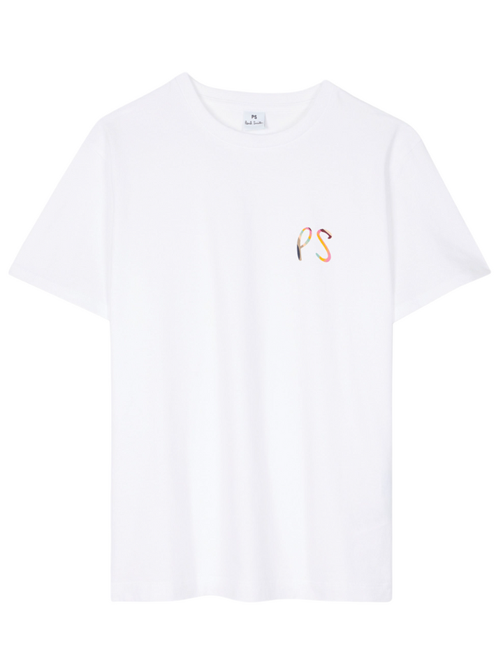 PSPAULSMITH_WomensSwirlLogoT-Shirt-White