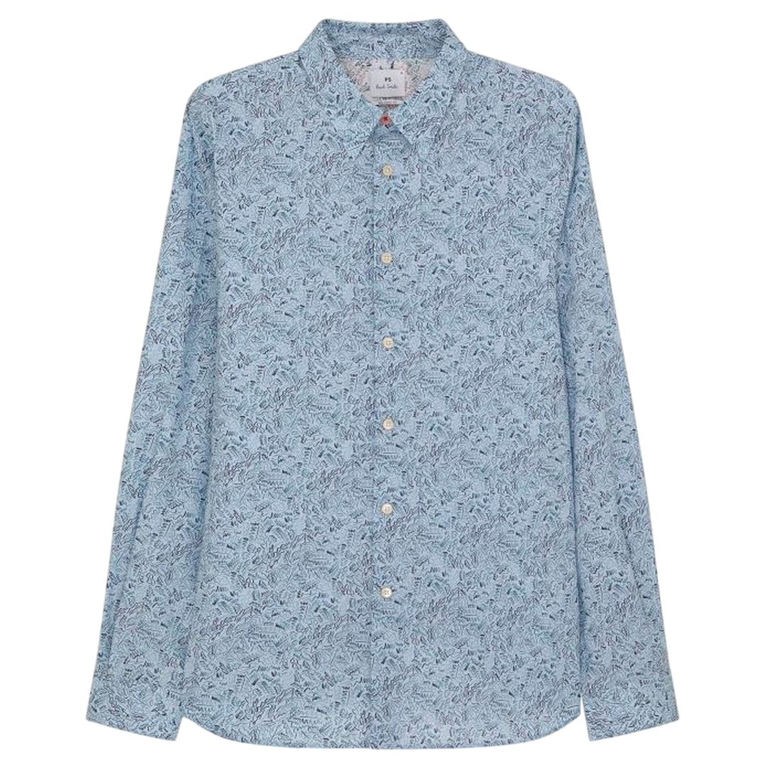 PSPaulSmith_MensTailoredFitShirt_Blue