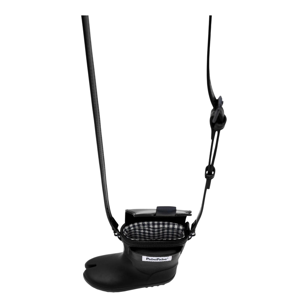 Club21 - PabePabe - Rainboot Tabi - CROSS BODY - Black