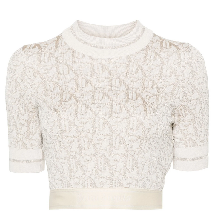 Monogram Jacquard Knit Top