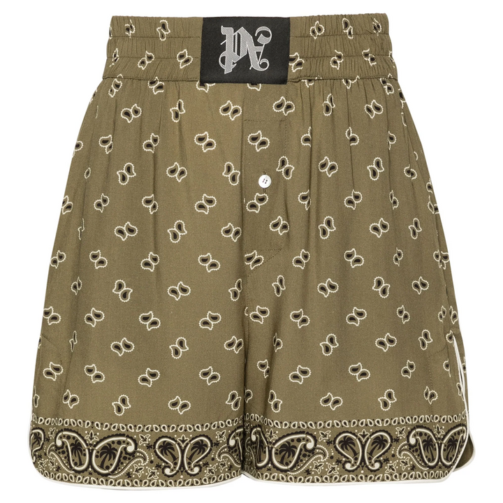 Paisley Shorts Military