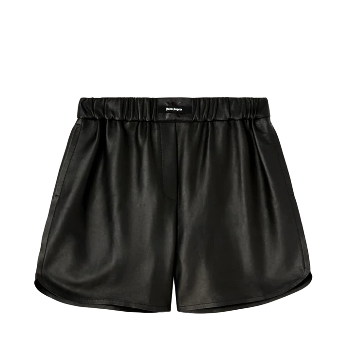 Palm_Angels_Monogram_Leather_Shorts_Black