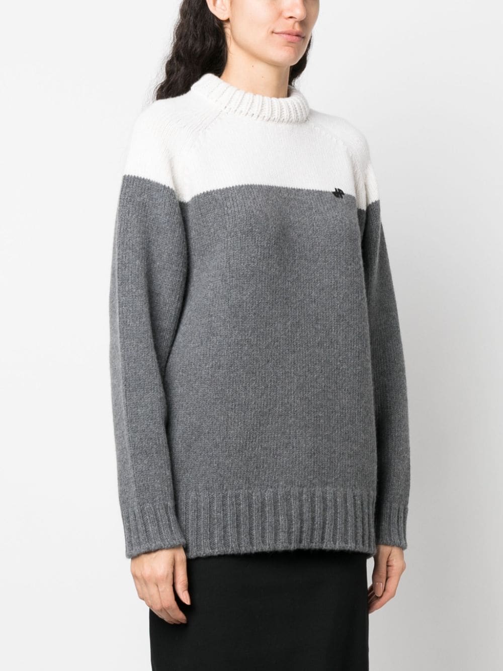 Patou-Unisex-Colorblock-Jumper-Grey-3