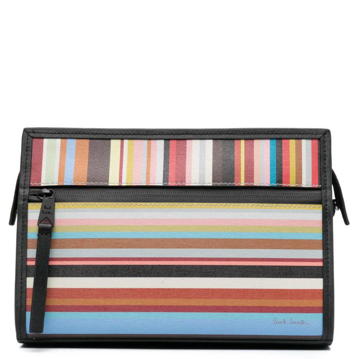 Men Bag Washbag Signature Stripe