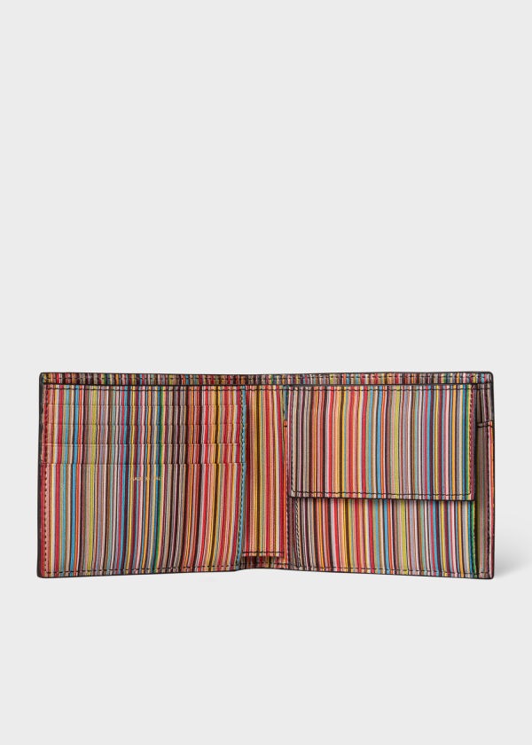 Paul Smith Men Wallet Billfold Intmul Black 3