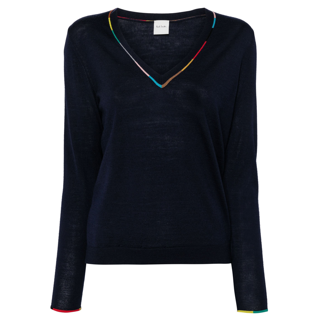 Paul_Smith_Womens_Knitted_Sweater_Navy