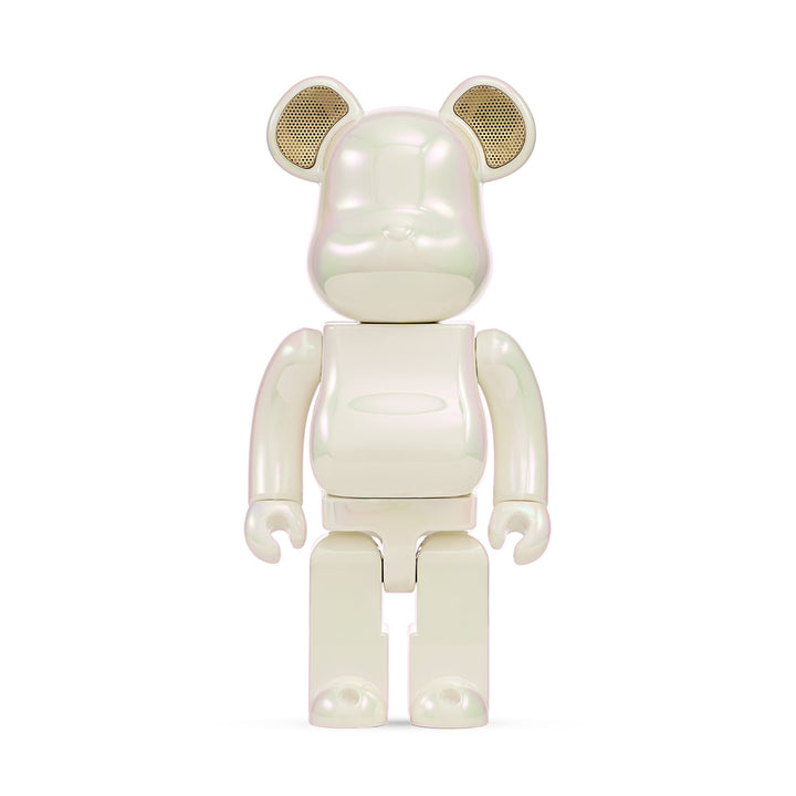 [PRE ORDER] BE@RBRICK AUDIO 400% Portable Bluetooth® Speaker Iridescent Collection Pearl Mirage