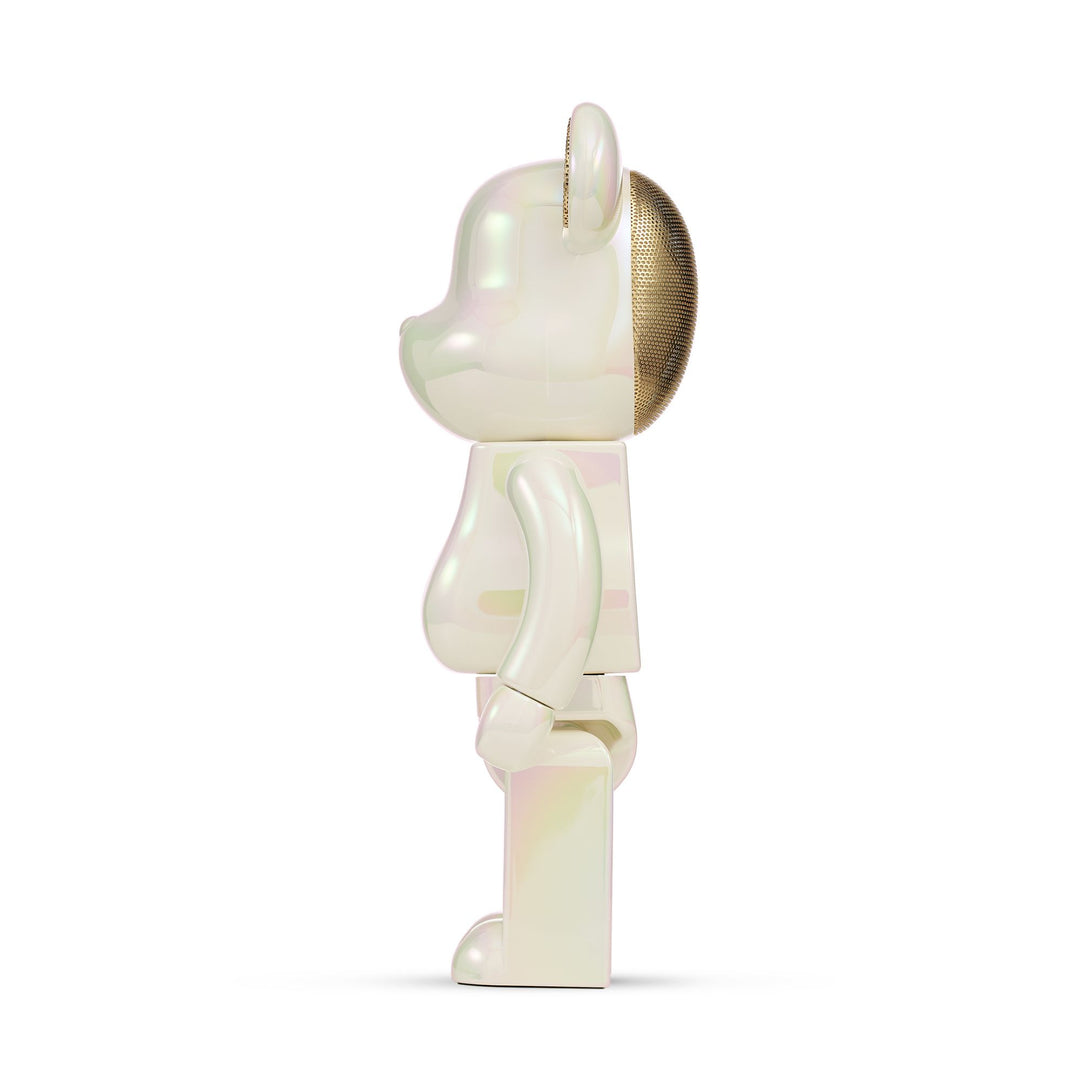 [PRE ORDER] BE@RBRICK AUDIO 400% Portable Bluetooth® Speaker Iridescent Collection Pearl Mirage