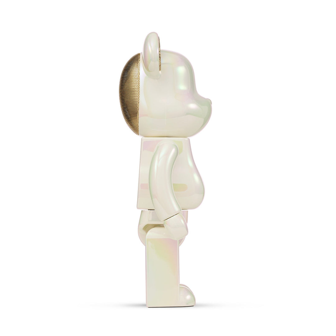 [PRE ORDER] BE@RBRICK AUDIO 400% Portable Bluetooth® Speaker Iridescent Collection Pearl Mirage