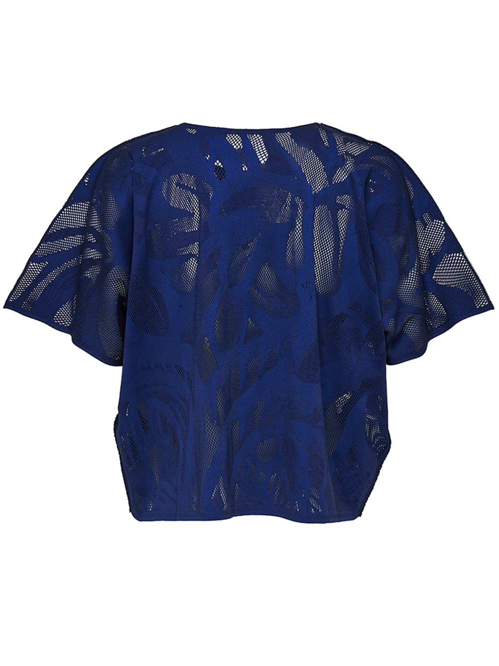 Pleats Please Issey Miyake A-Poc Bloom Shirt Navy 2