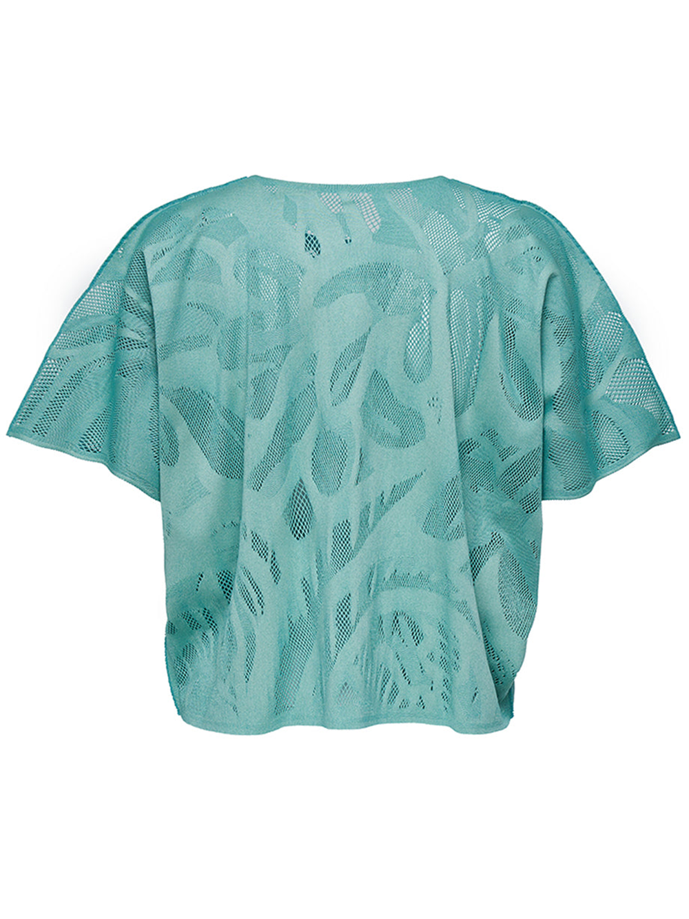 Pleats Please Issey Miyake A-Poc Bloom Shirt Turquoise 2