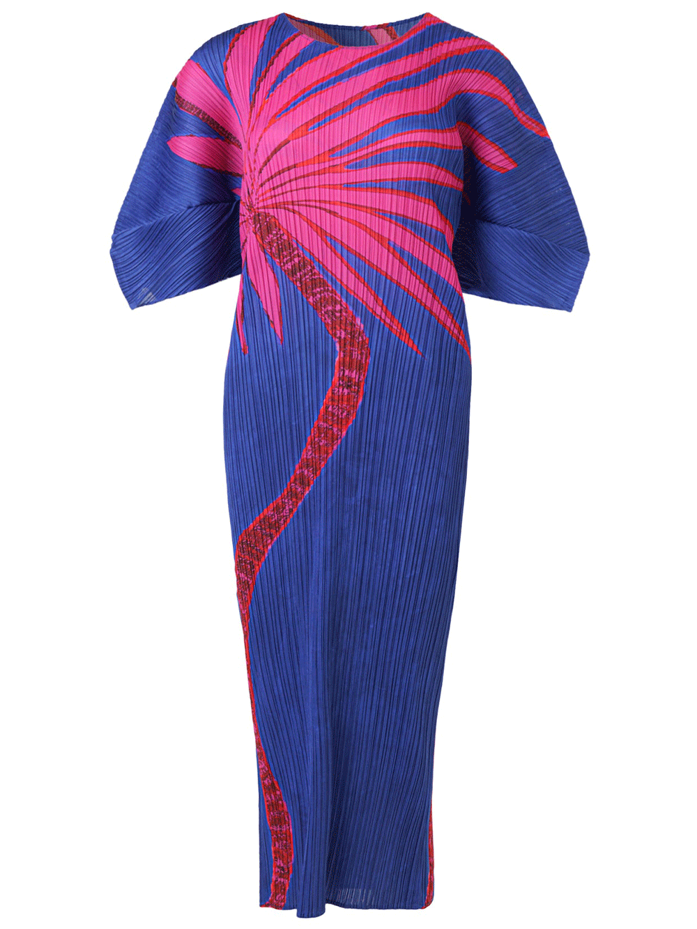 Pleats-Please-Issey-Miyake-Ice-Desert-Dress-Blue-1