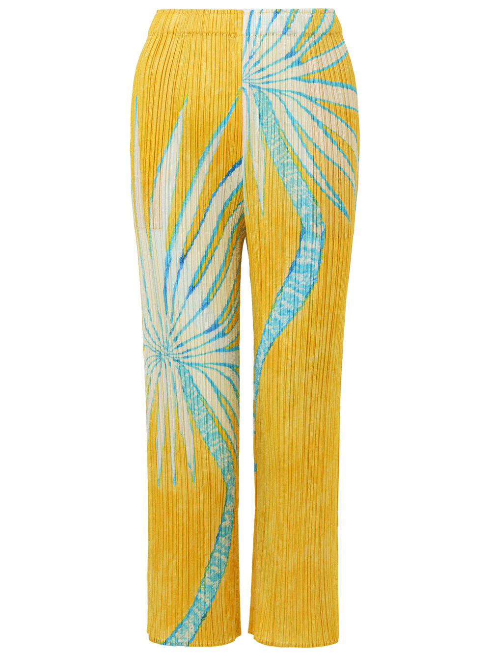 Pleats-Please-Issey-Miyake-Ice-Desert-Pants-Yellow-1