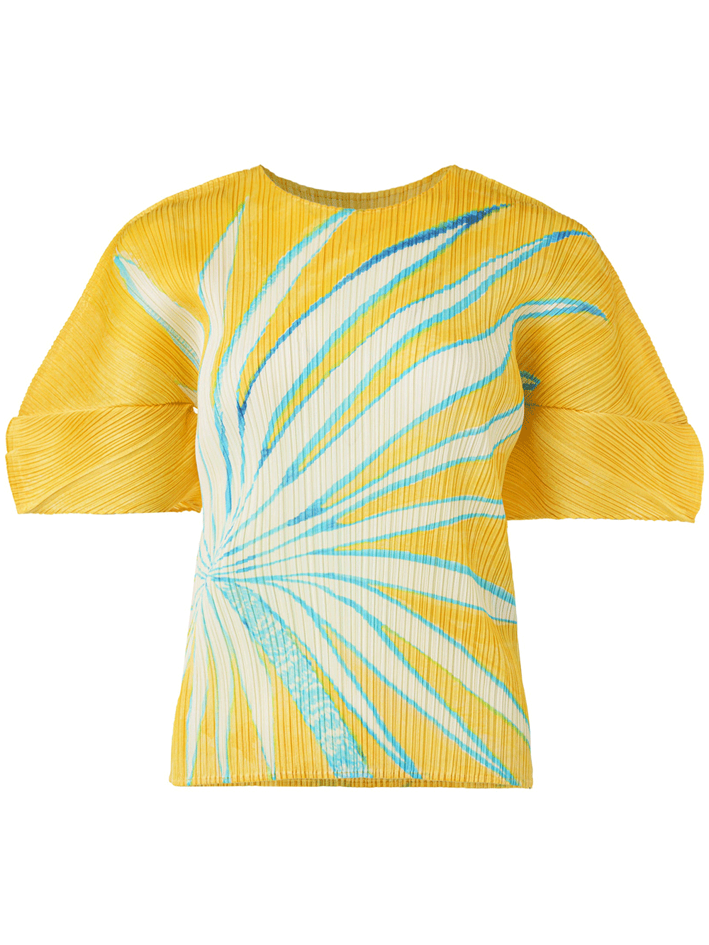 Pleats-Please-Issey-Miyake-Ice-Desert-Shirt-Yellow-1