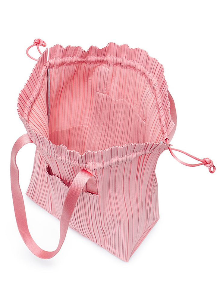 Pleats Please Issey Miyake Pleats Tote Bag Pink 3