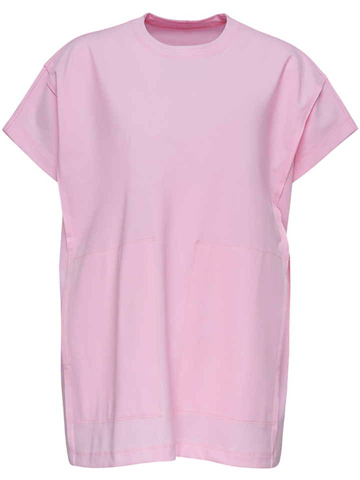 Pleats Please Issey Miyake Flex T-Shirt Pink 1