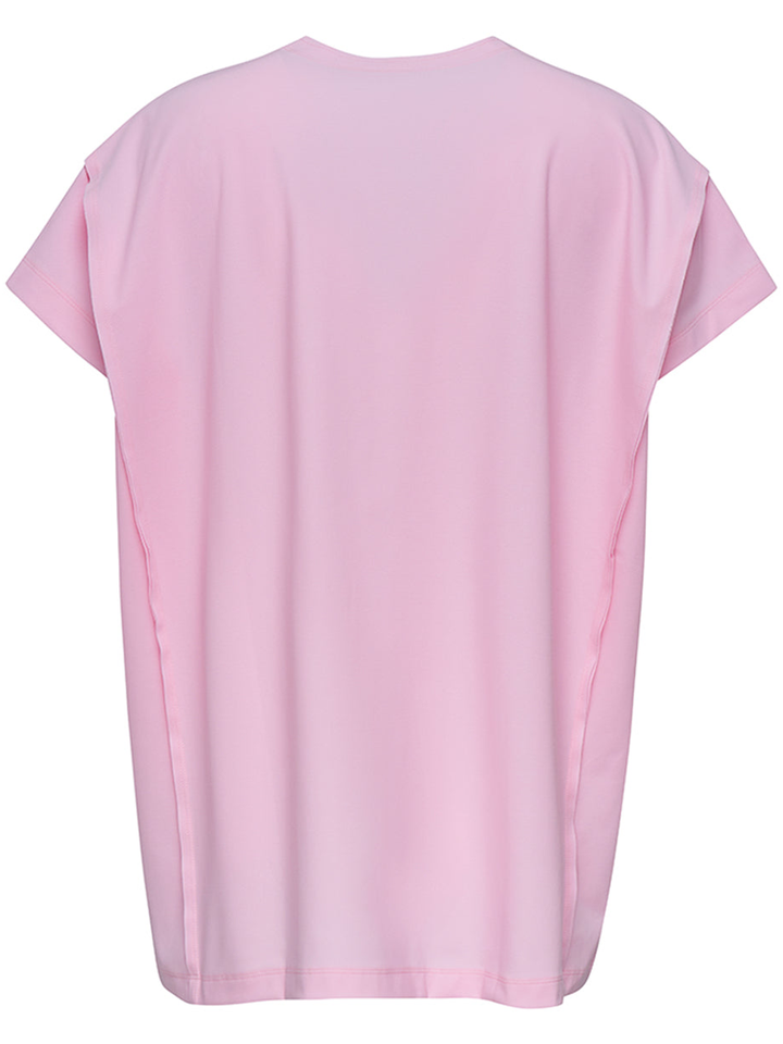 Pleats Please Issey Miyake Flex T-Shirt Pink 2