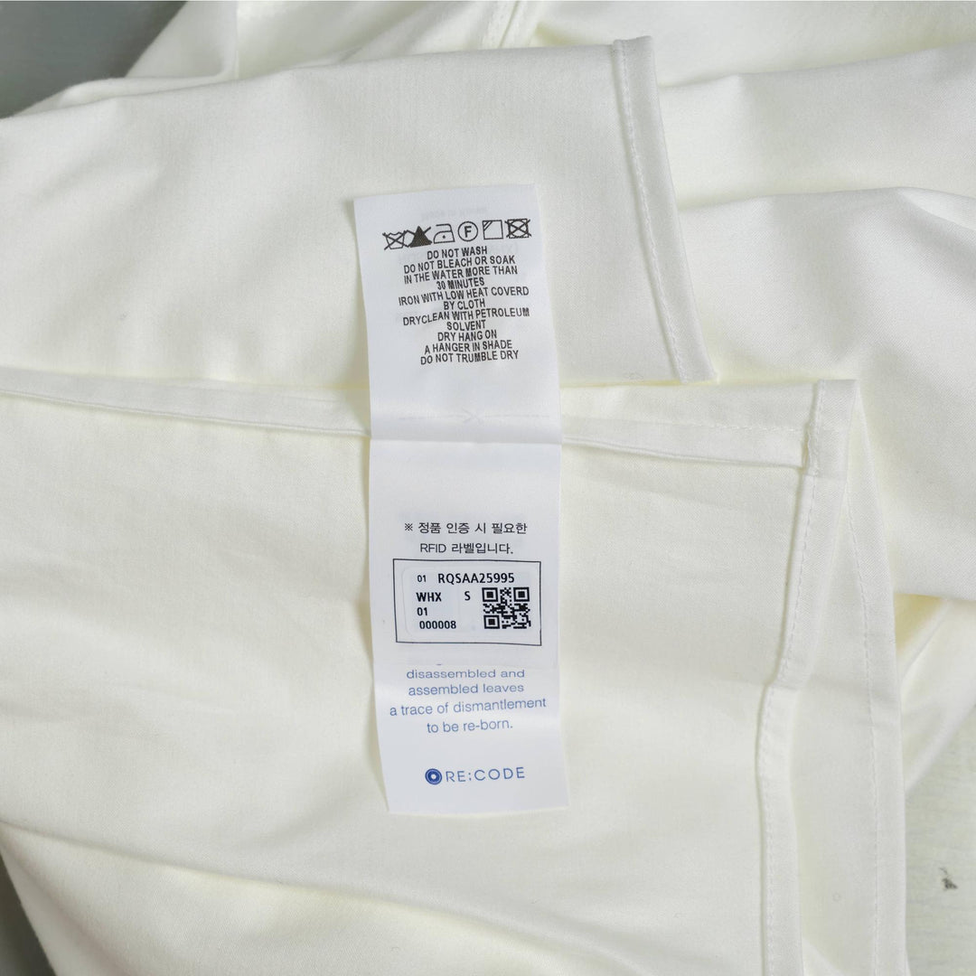 Club21 - RE;CODE - Backward Over Sized Shirt - BLOUSES - White