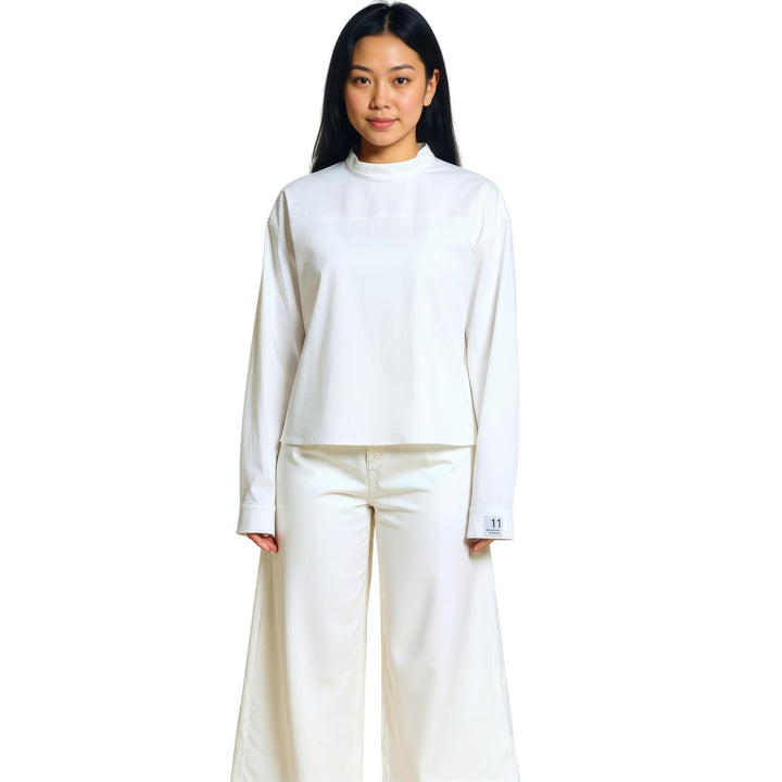 Club21 - RE;CODE - Backward Over Sized Shirt - BLOUSES - White