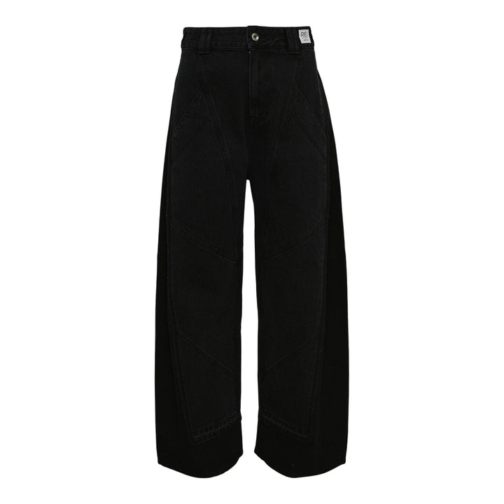 Club21 - RE;CODE - Patch Denim Pants - JEANS - Black
