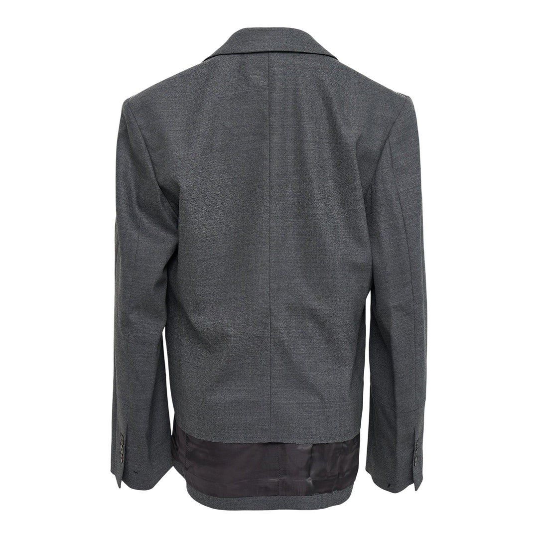 Club21 - RE;CODE - Raw Edge Pocket Oversized Jacket - JACKETS - Grey