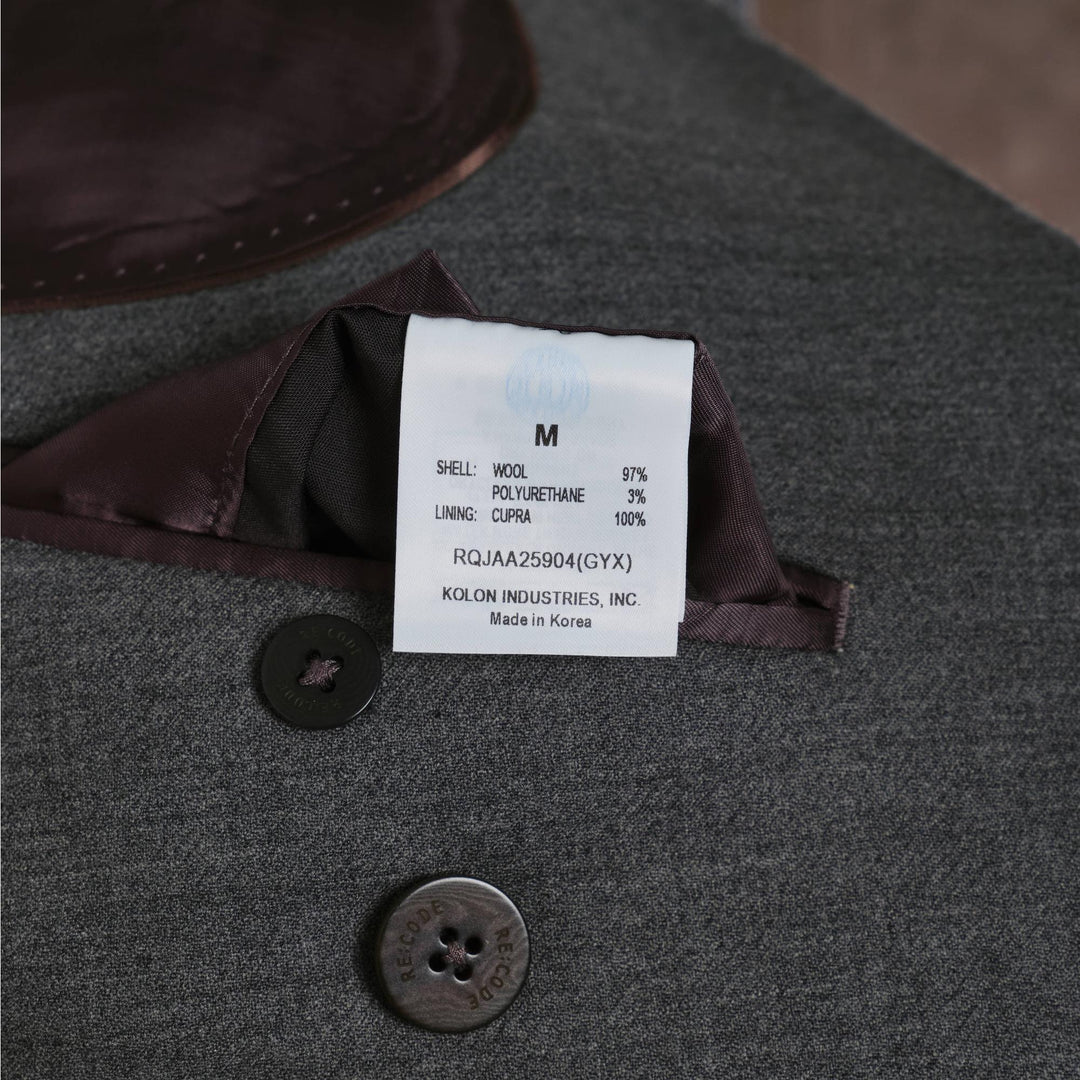 Club21 - RE;CODE - Raw Edge Pocket Oversized Jacket - JACKETS - Grey