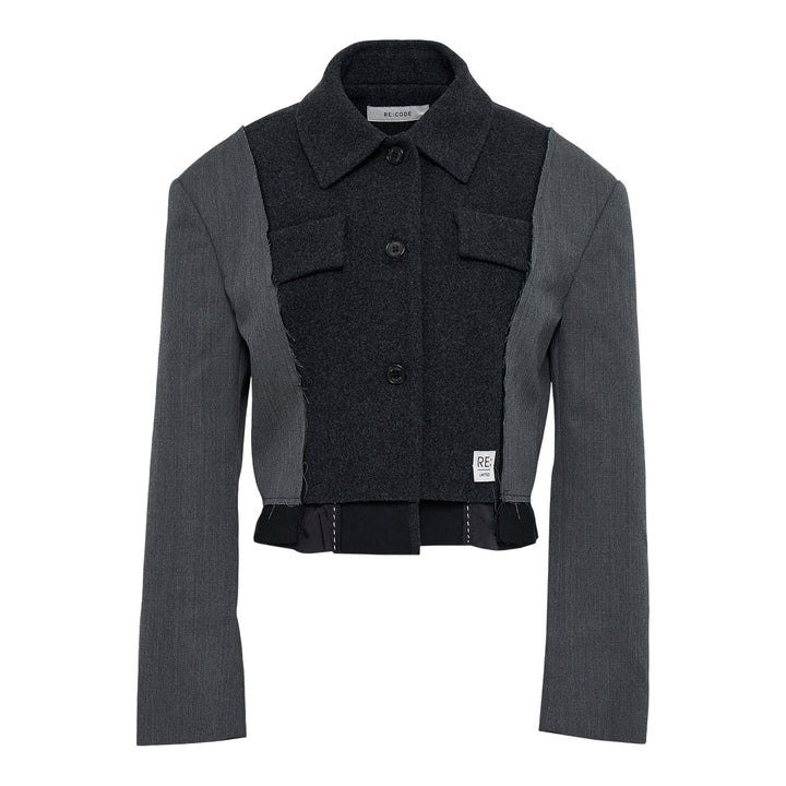 Club21 - RE;CODE - Two Suit Mixed Jacket - JACKETS - Grey