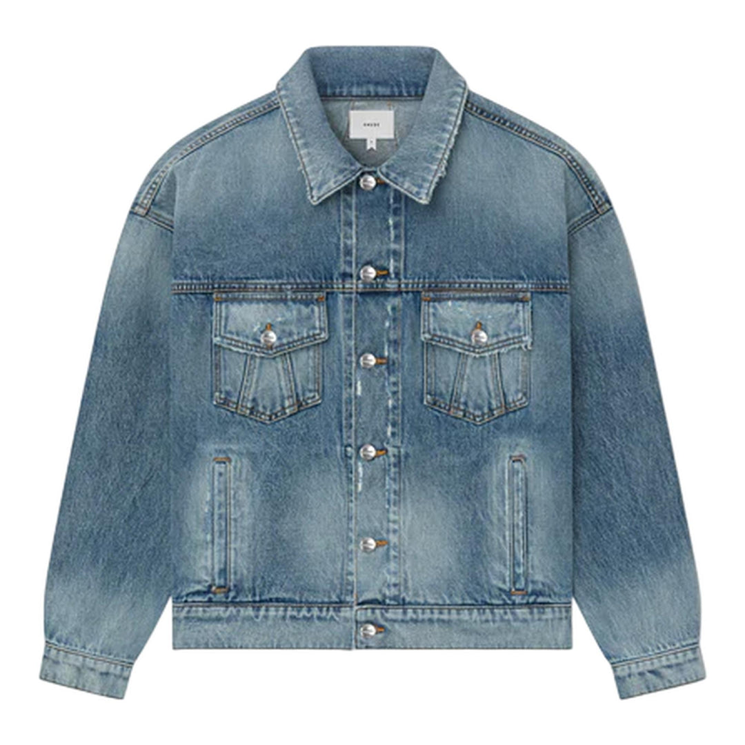 Club21 - RHUDE - Dropneck Denim Trucker Jacket - JACKETS - Denim
