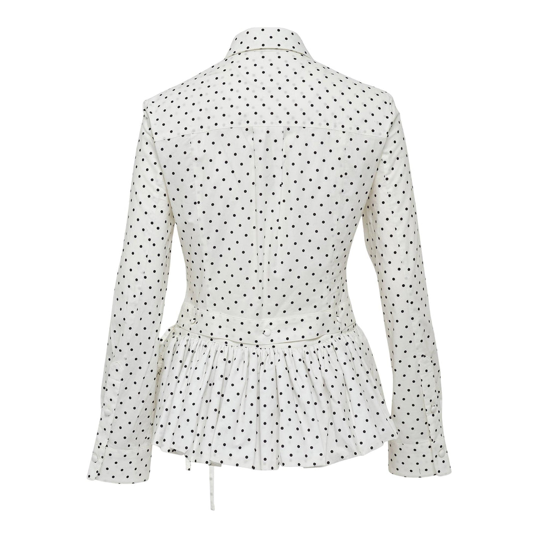 Club21 - ROKH - Buttoned Peplum Shirt - WOVEN TOPS - White