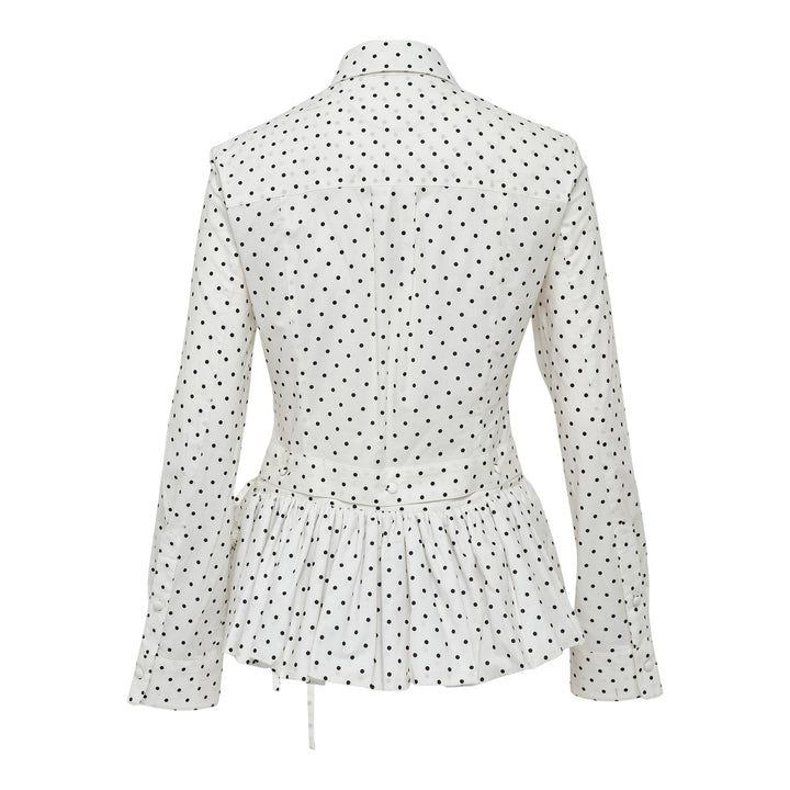 Club21 - ROKH - Buttoned Peplum Shirt - WOVEN TOPS - White