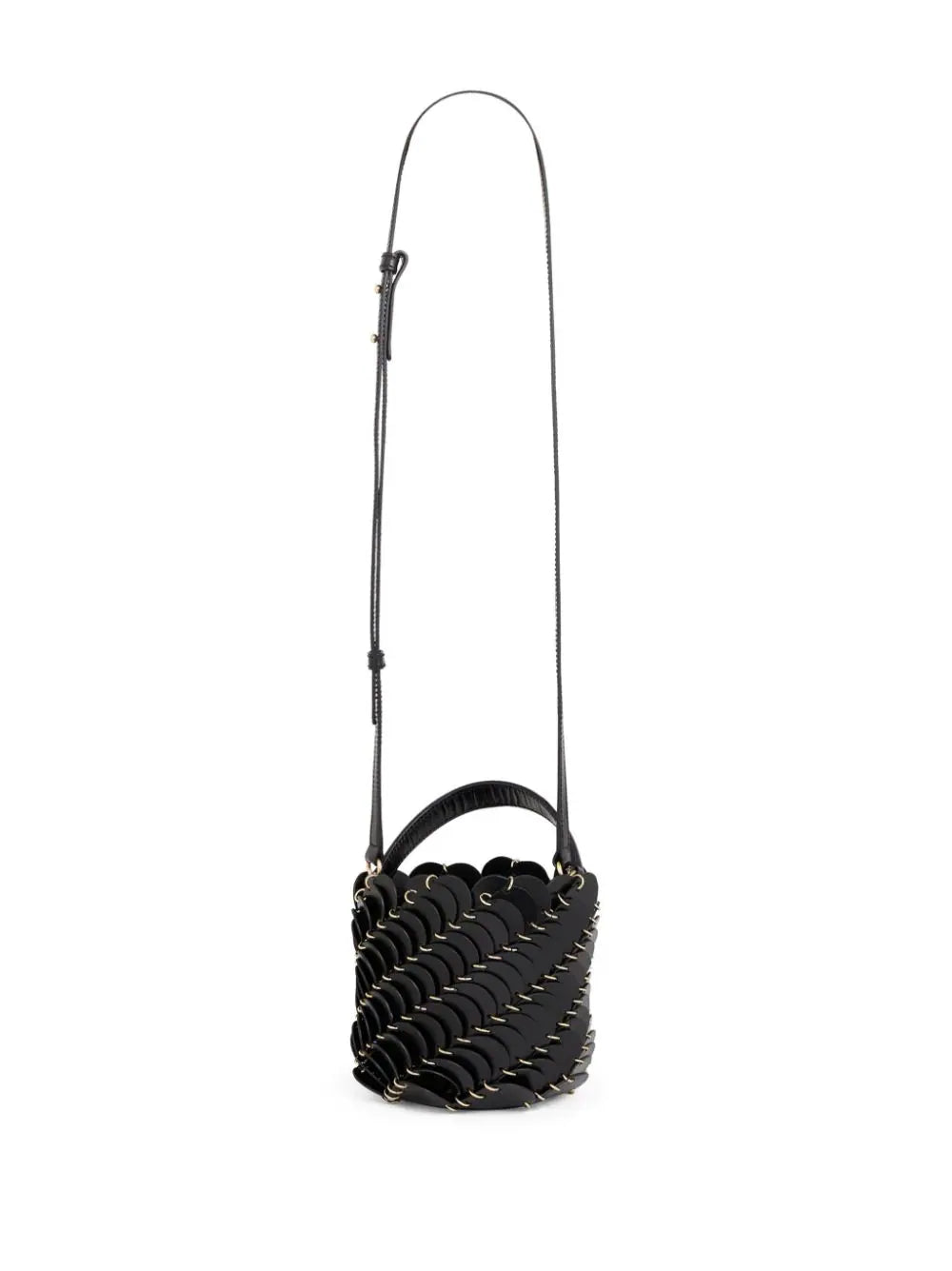 Rabanne-Bucket-Small-Bag-Black-2