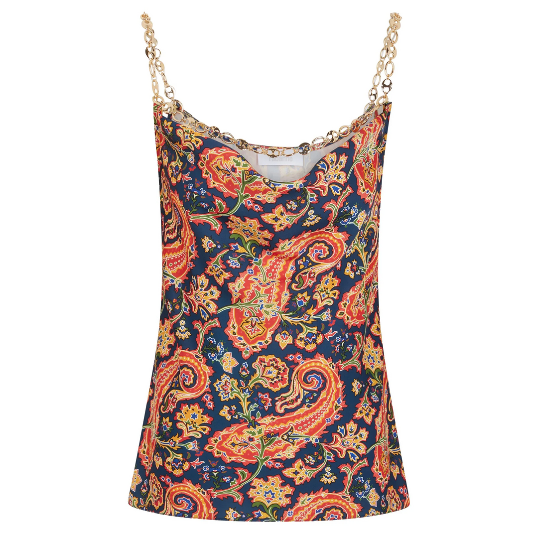 Paisley Printed Top