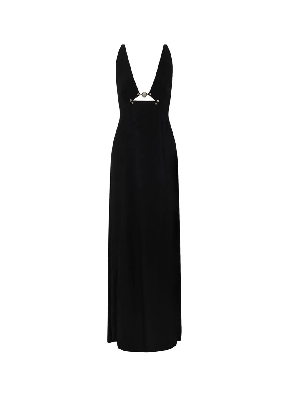 Rabanne_V_Neck_Dress_Black